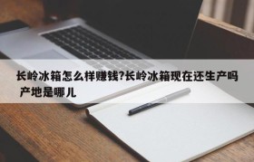 长岭冰箱怎么样赚钱?长岭冰箱现在还生产吗 产地是哪儿